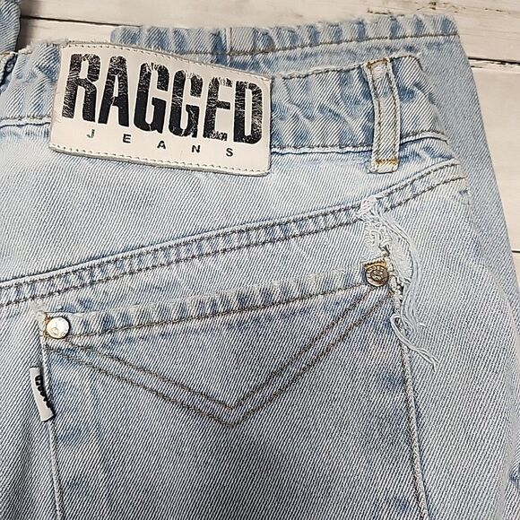 RAGGED PRIEST Rook Dad Wide Straight Leg High Rise Women's Jeans Size 30 - Picture 8 of 14